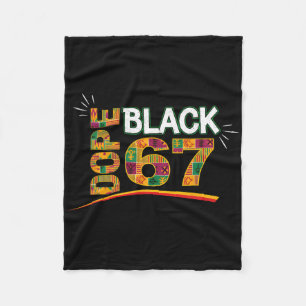 Cobertor De Velo Droga Preto 67 Mês da História Negra Seis Sete Mem