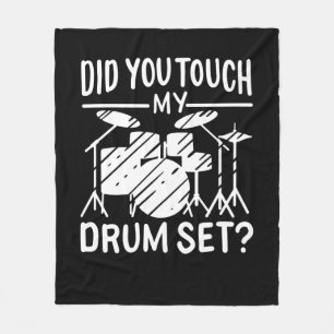 Cobertor De Velo Drummer - Meu Conjunto de Tambores