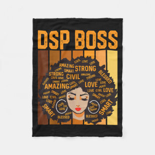 Cobertor De Velo Dsp Chefe Poderoso Mês da História Negra Orgulho N