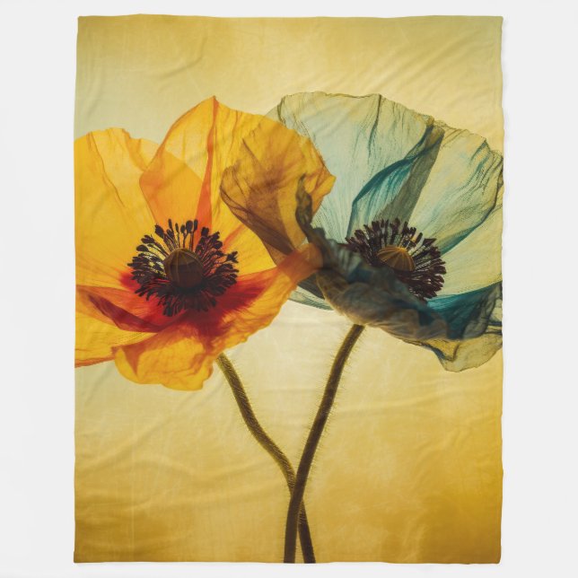 Cobertor De Velo Duas Flores (Frente)