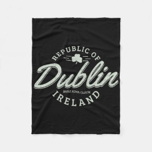 Cobertor De Velo Dublin Irlanda Folha de Trevo Irlandês Dia de São