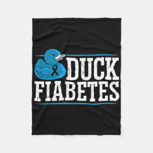 Cobertor De Velo Duck Fiabetes Sensibilização Mês Insulina Pan