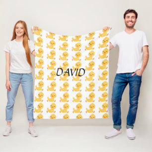 Cobertor De Velo Duck Lovers Fleece Blanket