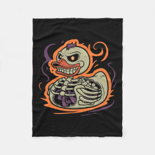 Cobertor De Velo Duck Skeleton Rubber Duckume
