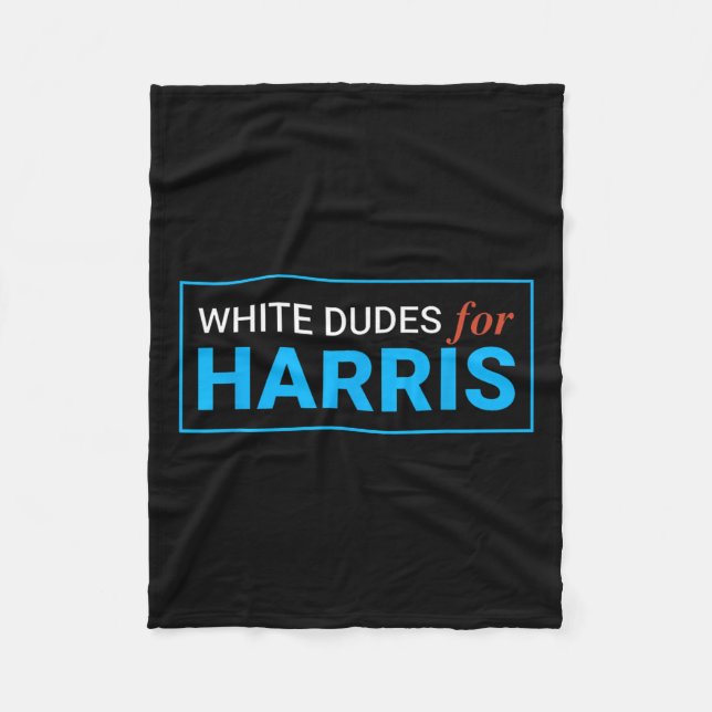Cobertor De Velo Dudes Para Kamala Harris 12 (Frente)