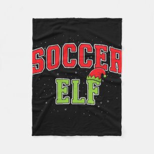 Cobertor De Velo Duende de Futebol Natal Família Correspondência Gr
