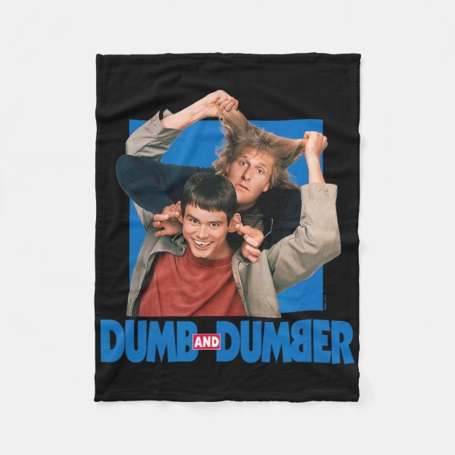 Cobertor De Velo Dumb E Dumber - Lloyd Christmas E Harry Dunne (Frente)