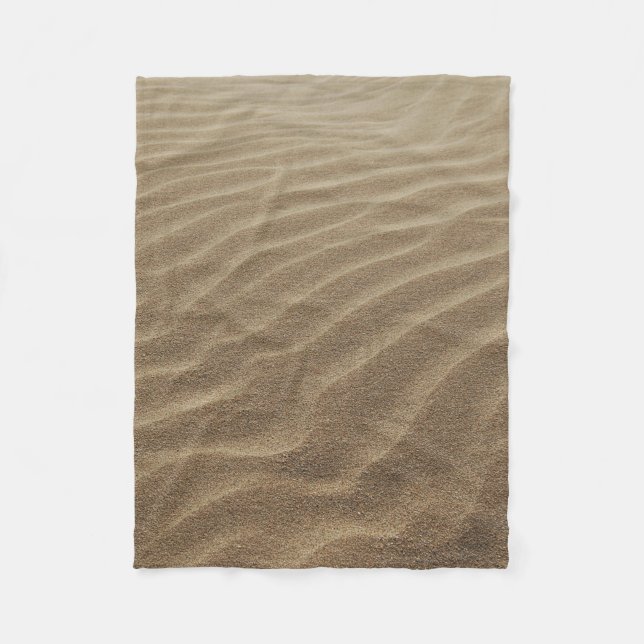 Cobertor De Velo Dunas de areia da manhã (Frente)