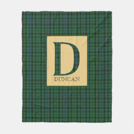 Cobertor De Velo Duncan Tartan Monograma D