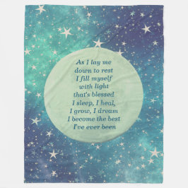 Cobertor De Velo Durma bem, benção design