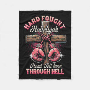 Cobertor De Velo Duro Combateu Coração Sentido Bee Hallelujah Chris