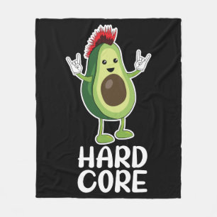 Cobertor De Velo Duro Core Avocado Funny