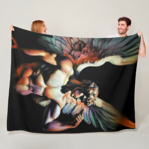 Cobertor De Velo Duro Pastel Desenho Belo Anjo