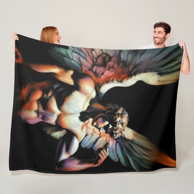 Cobertor De Velo Duro Pastel Desenho Belo Anjo (In Situ)