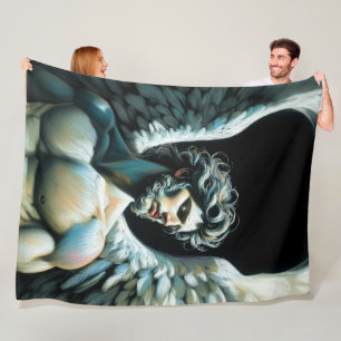 Cobertor De Velo Duro Pastel Desenho Belo Anjo