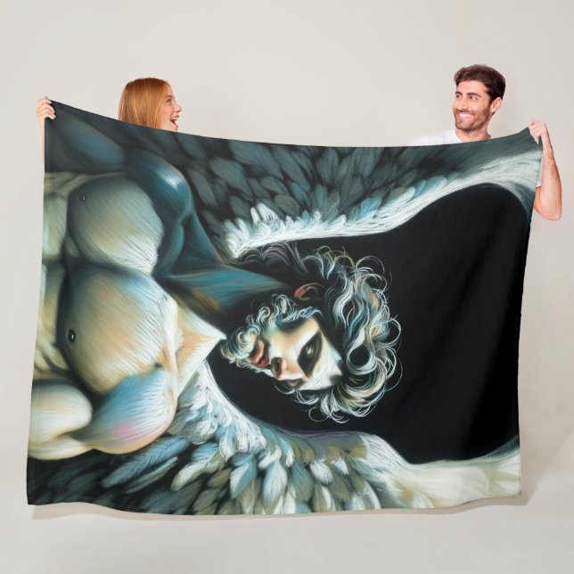 Cobertor De Velo Duro Pastel Desenho Belo Anjo (In Situ)