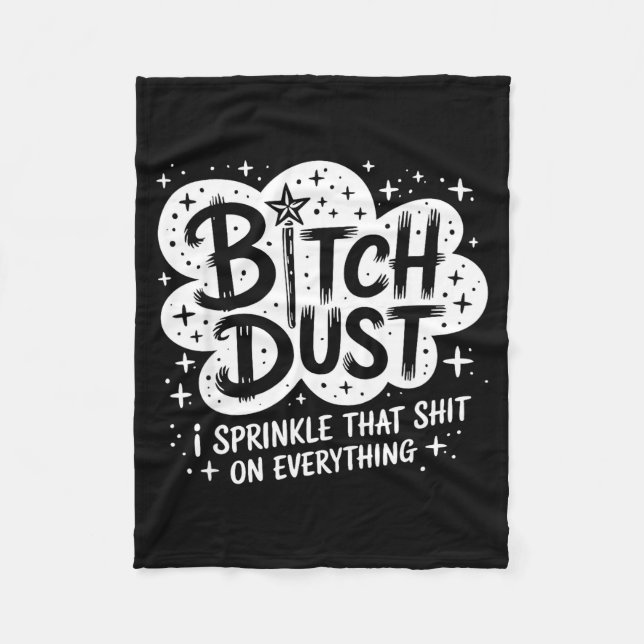 Cobertor De Velo Dust I Sprinkle That On Everything Halloween  (Frente)