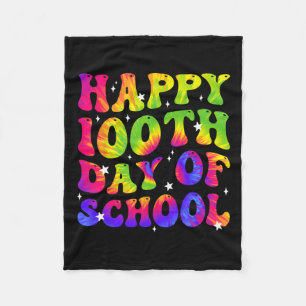 Cobertor De Velo Dye Happy 100º Dia dos Estudantes Escolares Crianç