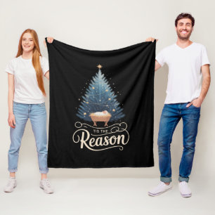 Cobertor De Velo É a Razão Bíblia Cristã Religiosa Natal