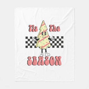 Cobertor De Velo É a Temporada Árvore de Natal Groovy Retro Debbie