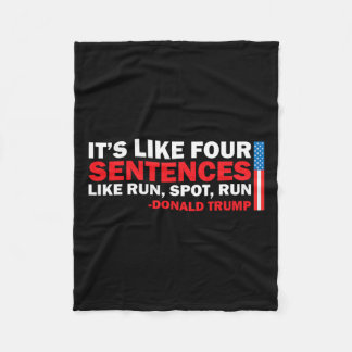 Cobertor De Velo É Como Quatro Sentenças, Como Correr O Trump