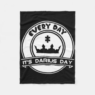 Cobertor De Velo É Dia de Darius Meme Divertido – Celebre o Amor 