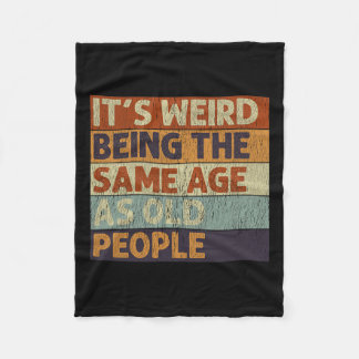 Cobertor De Velo É estranho ter a mesma idade que as Pessoas antiga