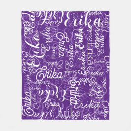 Cobertor De Velo É giro e roxo 🤍 padrão