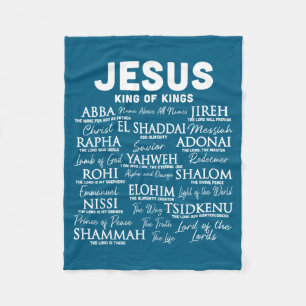 Cobertor De Velo É Jesus Rei Nomeia Deus Hebraico