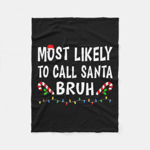 Cobertor De Velo É Mais Provável Que Chame Papais noeis Bruh Xmas F