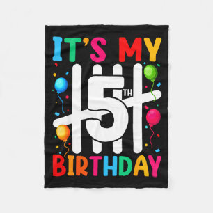 Cobertor De Velo É meu 5º aniversário 5 Cinco Aniversário Meninos M
