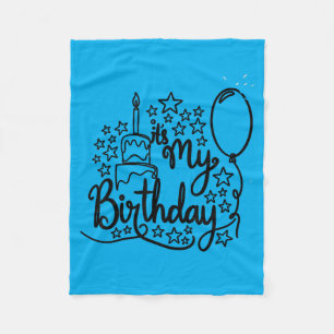 Cobertor De Velo É Meu Aniversário