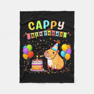 Cobertor De Velo É Meu Aniversário Garotas Amantes de Capivara Aniv