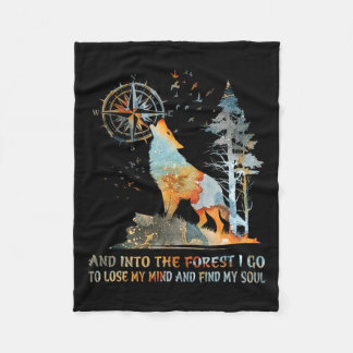 Cobertor De Velo E Na Floresta Eu Vou Ao Perder Da Minha Mente E En