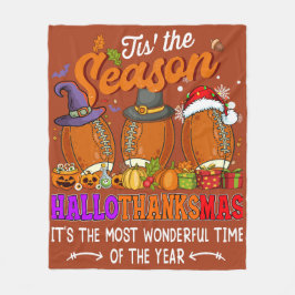 Cobertor De Velo É o futebol de ação de graças do outono da tempora