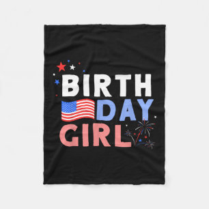 Cobertor De Velo É o meu Design de aniversário de 4 de julho para a