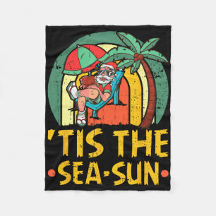 Cobertor De Velo É o Natal ao Sol do Mar Em Julho Férias de Verão d