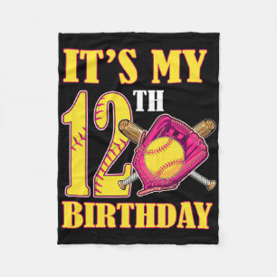 Cobertor De Velo É o Tema Softll do Meu 12º Aniversário Menina 12 A