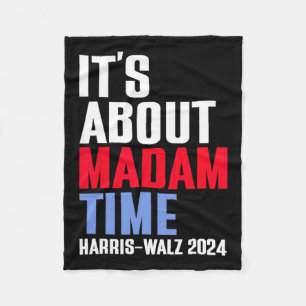 Cobertor De Velo É sobre Madam Time Kamala Harris Tim W 2024