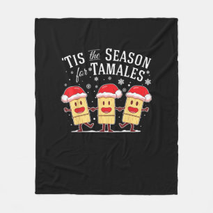 Cobertor De Velo É Temporada de Tamales Natal Comida Mexicana