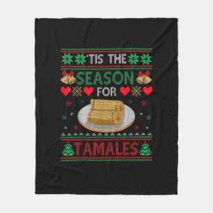 Cobertor De Velo É Temporada Para Tamales Divertido Natal Comida