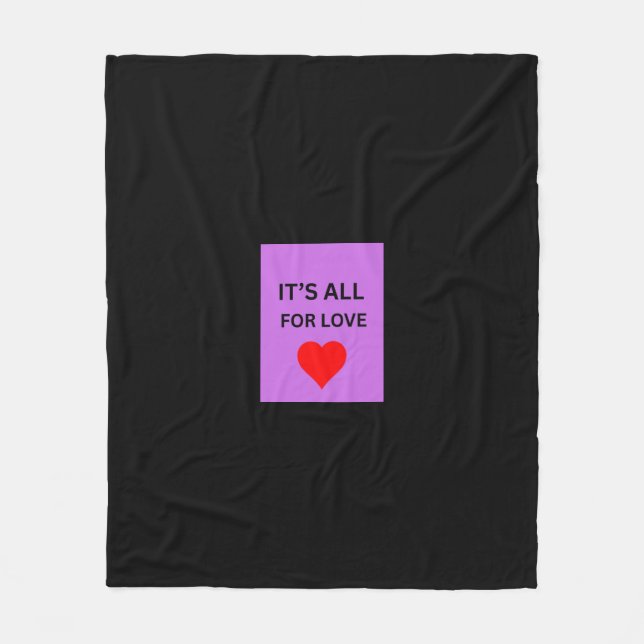 Cobertor De Velo é Tudo Pelo Amor (Frente)
