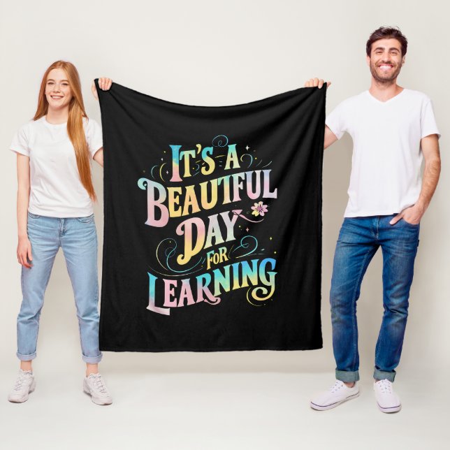 Cobertor De Velo É um Belo Dia para Aprender de Volta às Aulas (In Situ)