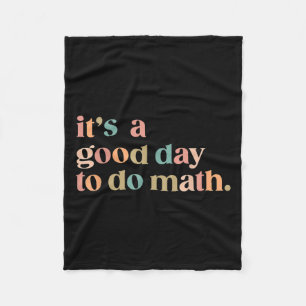 Cobertor De Velo É Um Bom Dia Fazer Matemática De Volta Ao Professo
