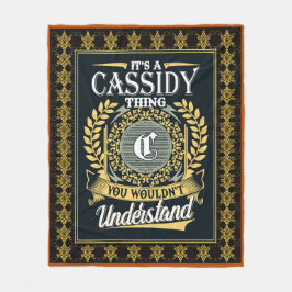 Cobertor De Velo É uma coisa Cassidy que você não entendia