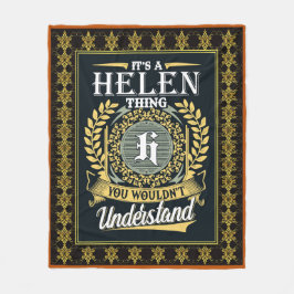 Cobertor De Velo É uma coisa da Helen que você não entendia