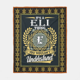 Cobertor De Velo É uma coisa de Eli que você não entenderia