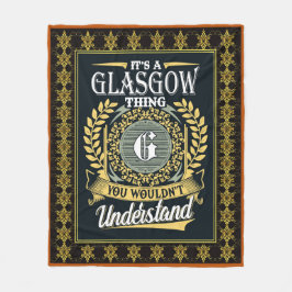 Cobertor De Velo É uma coisa de Glasgow que você não conseguia ente