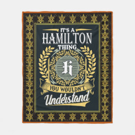 Cobertor De Velo É uma coisa de Hamilton que você não conseguia ent