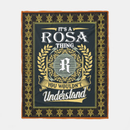 Cobertor De Velo É uma coisa de Rosa que não conseguias entender